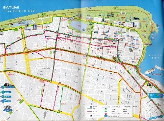 Карта транспорта Батуми