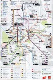 Схема мадридского метро