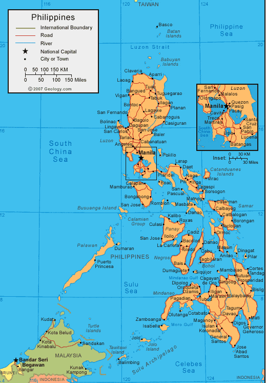 philippines map