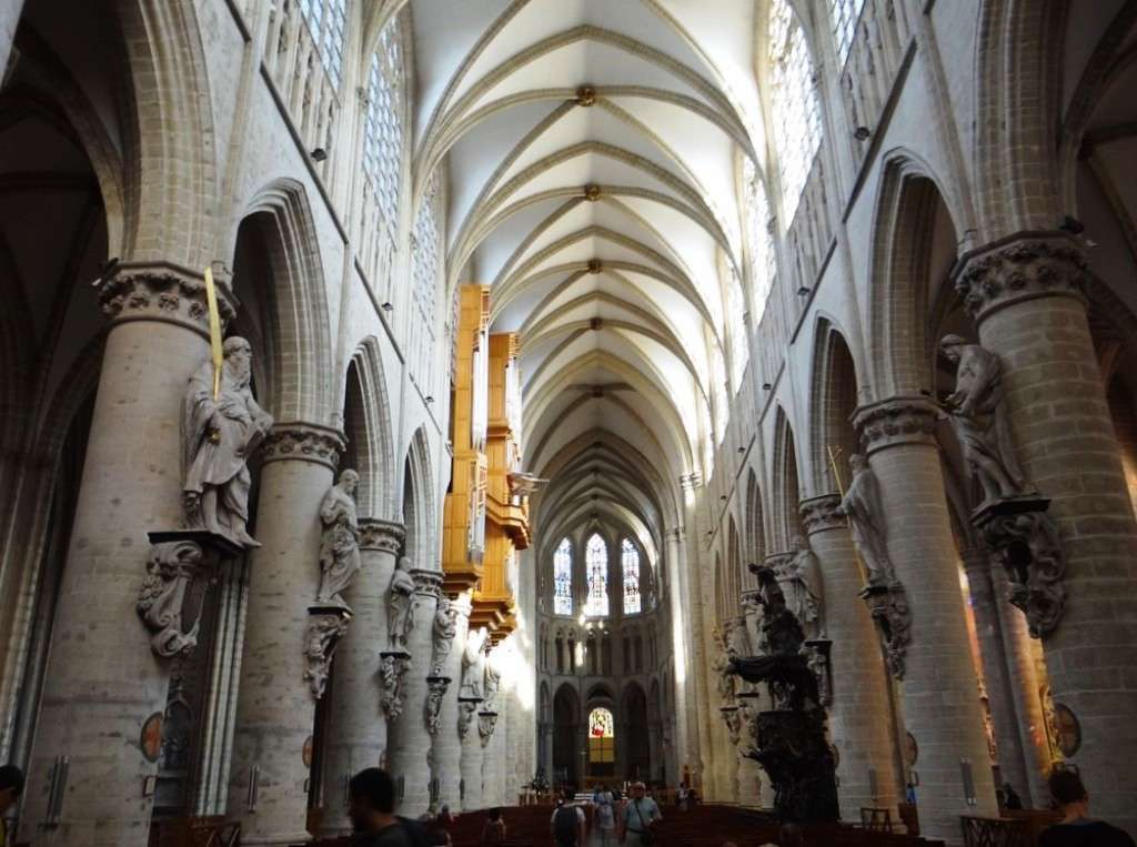 Brussels.  Cathedral of St.  Michael and Gudula