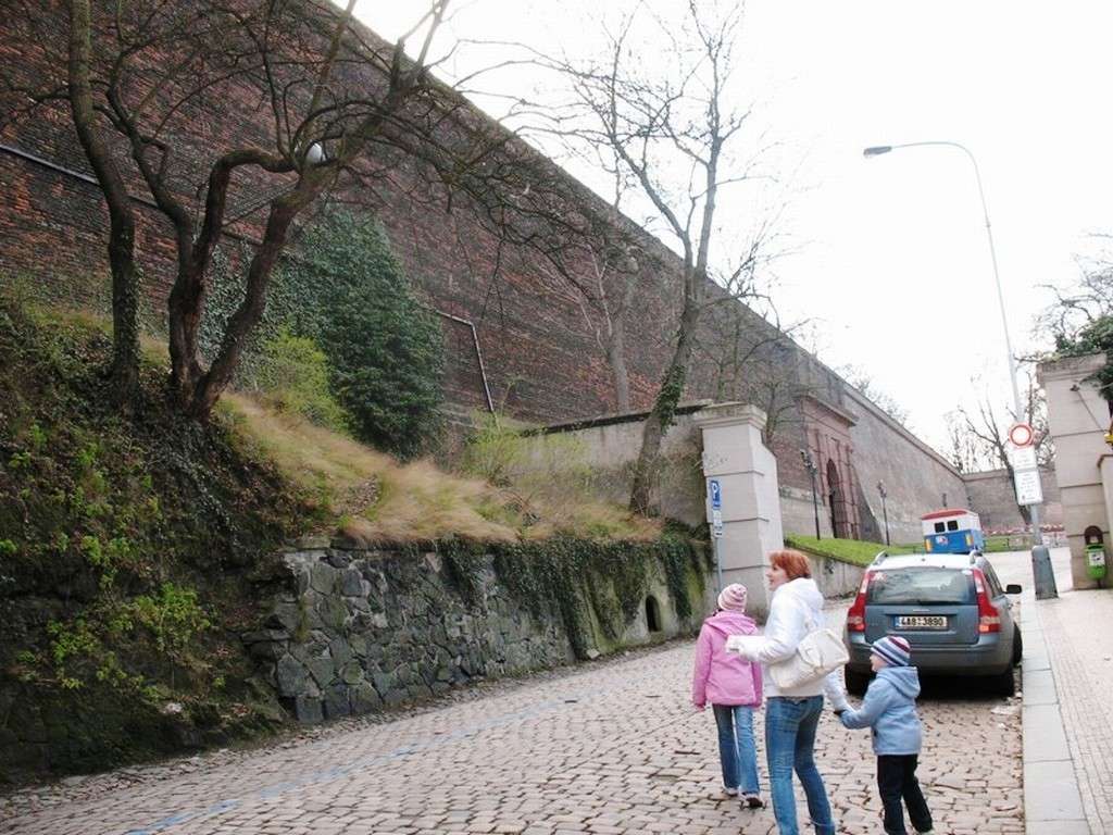 Prague.  Visegrad wall