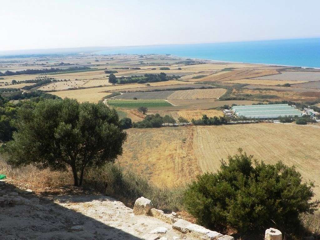 Кипр. Вид с холма Куриона