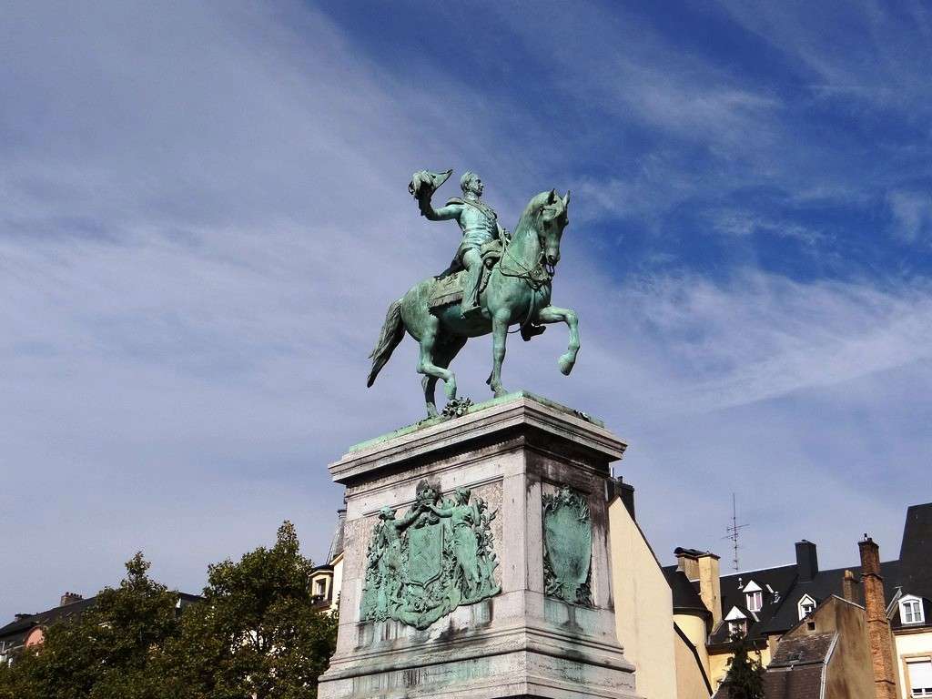 Люксембург. Памятник Гийому II