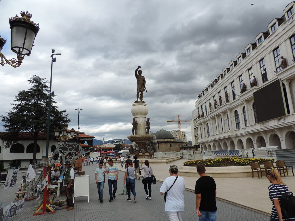 Скопье. Памятник Александру Македонскому