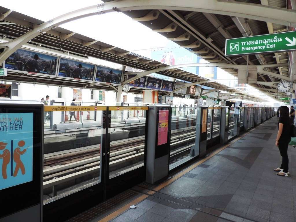 Бангкок. Надземное метро Скай Трэйн (Sky Train - BTS)