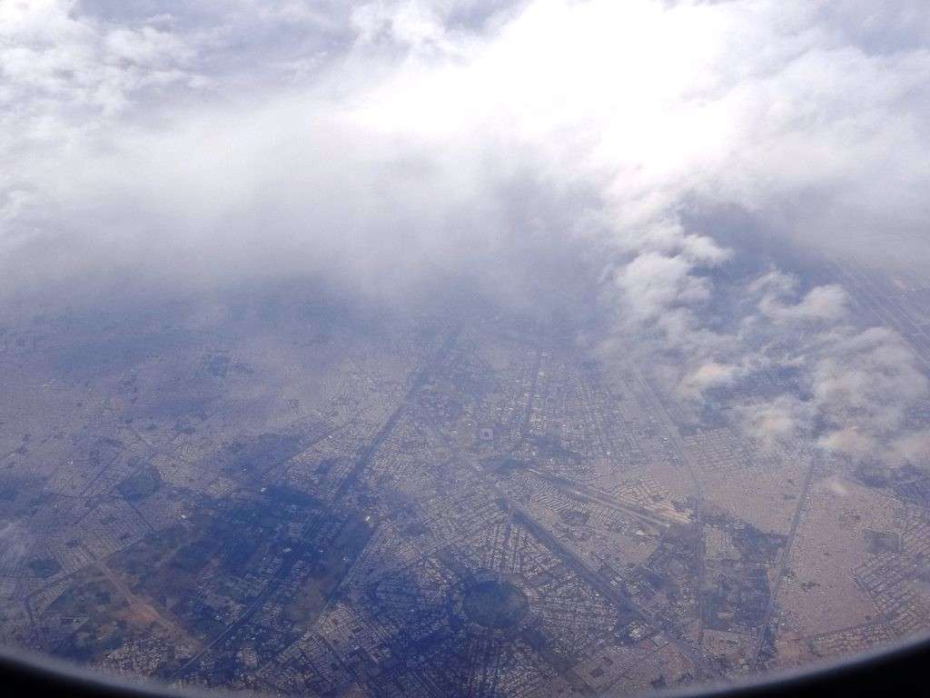 Лахор - фото с самолёта