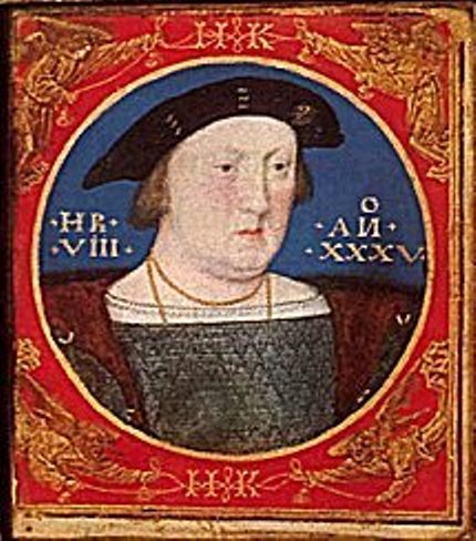 Портрет Генриха VIII в 1326