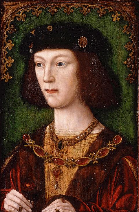 Портрет Генриха VIII после коронации в 1509