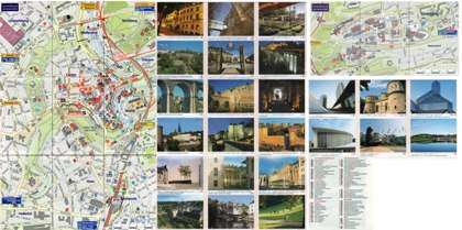 Туристическая карта достопримечательностей Люксембурга