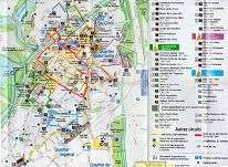 Туристическая карта достопримечательностей Меца